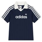 Boys Navy Blue Logo Shorts Set, 1, hi-res
