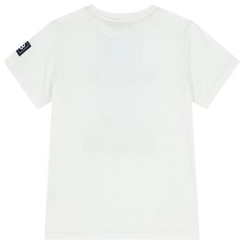 Boys White Logo T-Shirt