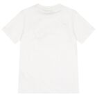 Boys White Logo T-Shirt, 1, hi-res