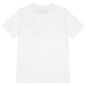 Boys White Logo T-Shirt