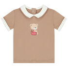 طقم شورت باللون العاجي والبيج للأولاد (4 قطع), 1, hi-res