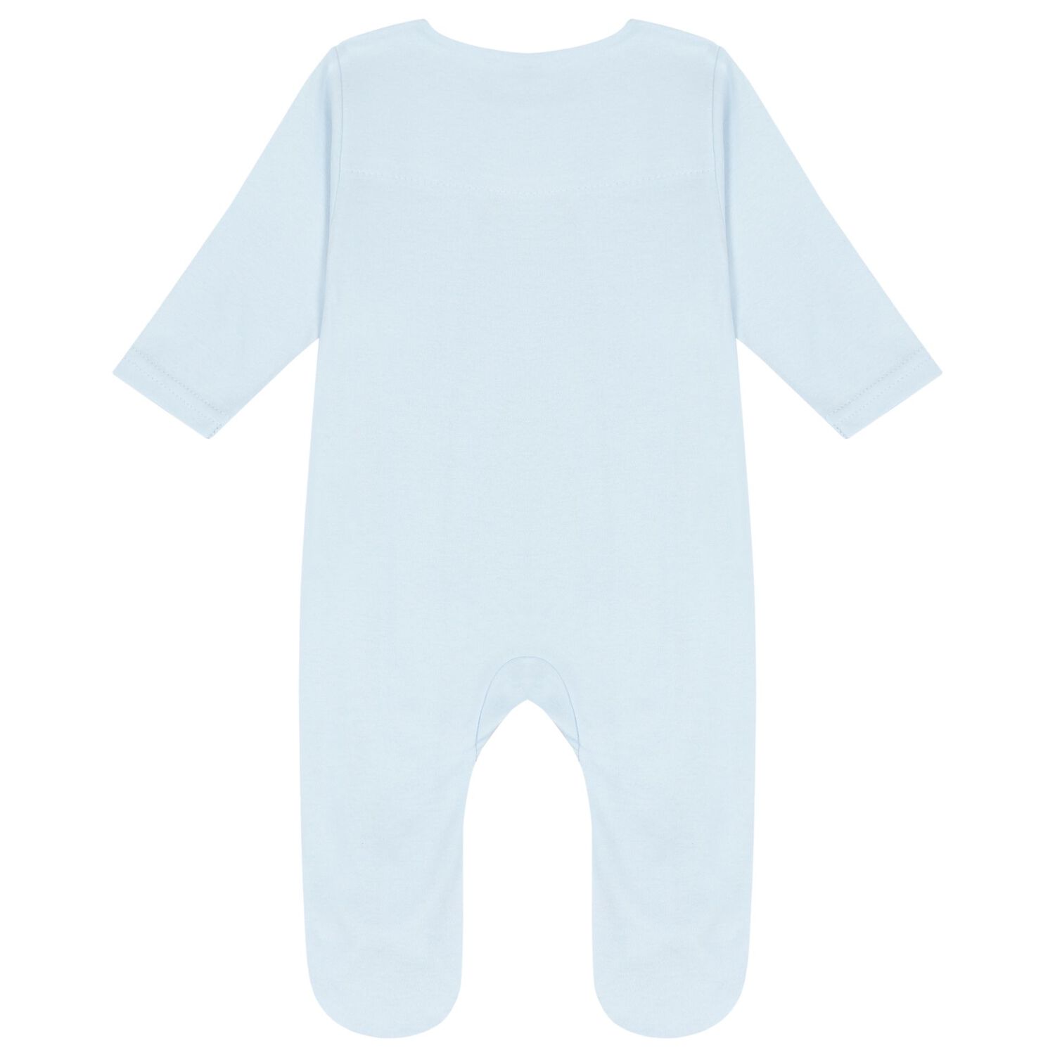 Blue Crown Babygrow, 1, hi-res