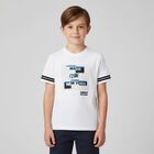 Boys White Logo T-Shirt, 1, hi-res