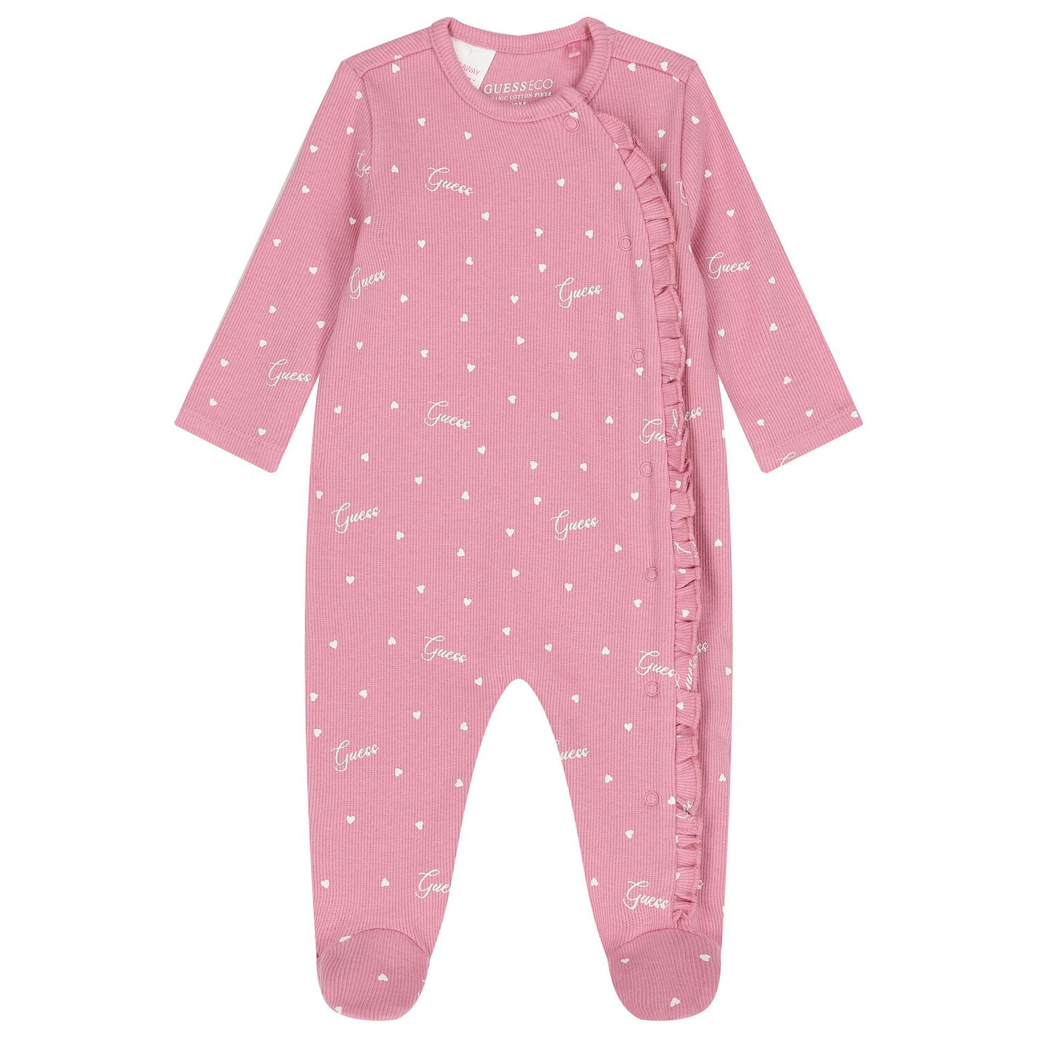 Baby Girls Pink Heart Babygrow Gift Set, 1, hi-res image number null