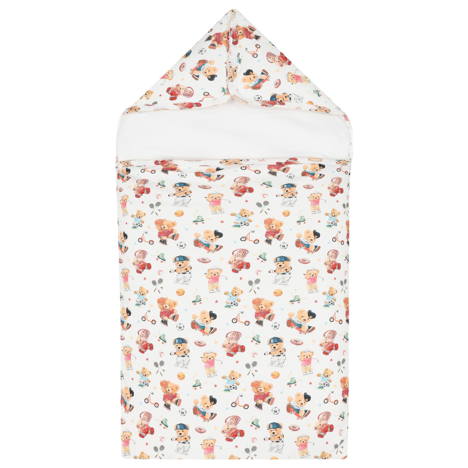 مدس الدب الأبيض المرح للأولاد الصغار, 1, hi-res