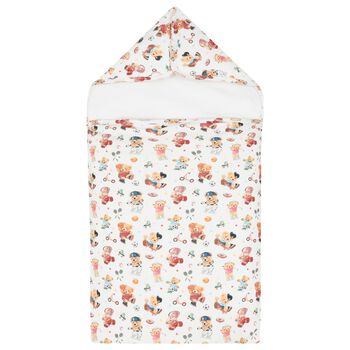 مدس الدب الأبيض المرح للأولاد الصغار