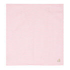 Baby Girls Pink & White Teddy Muslins, 1, hi-res