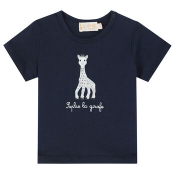 Baby Boys Navy Logo T-Shirt