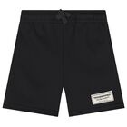 Black Logo Shorts, 1, hi-res