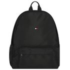 Black Logo Backpack, 1, hi-res