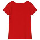 Girls Red Logo T-Shirt, 2, hi-res
