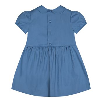 Baby Girls Blue GG Logo Dress