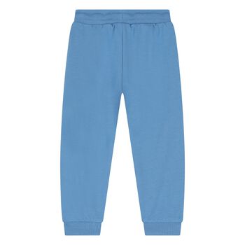 Younger Boys Blue Jersey Joggers