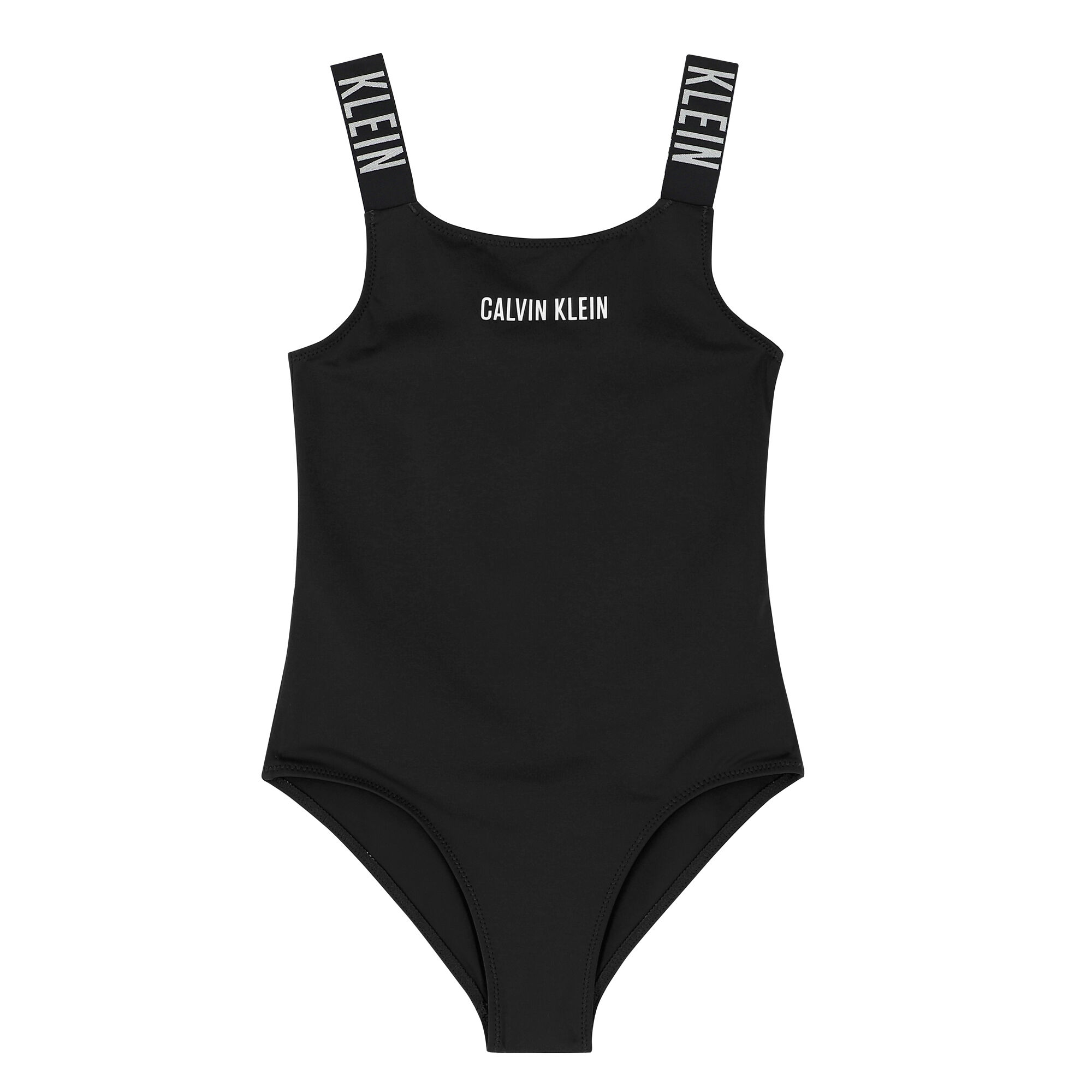 Calvin Klein Girls Black Logo Swimsuit Junior Couture USA