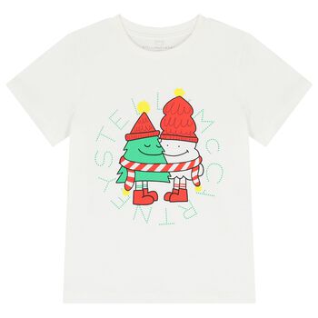 Ivory Christmas Tree Logo T-Shirt