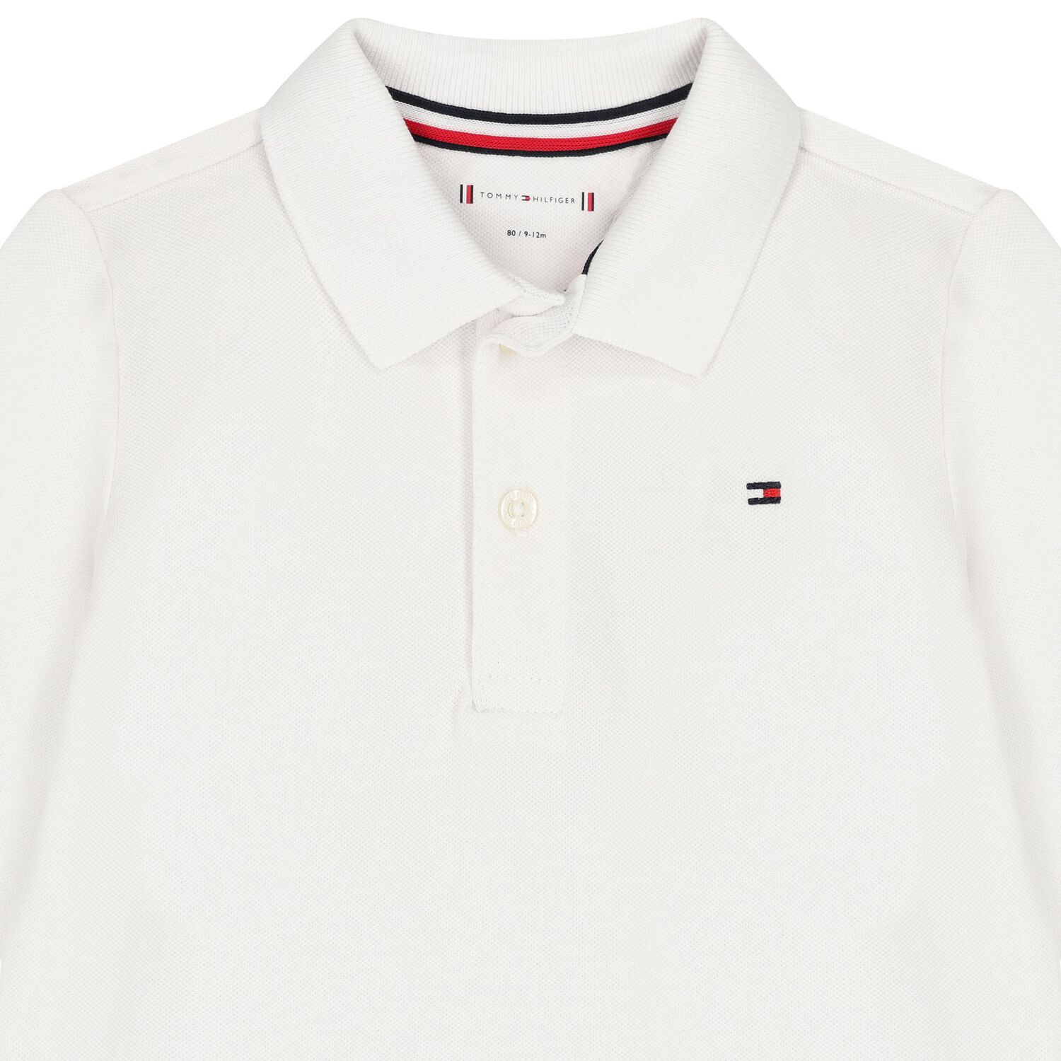 توب أولاد بأكمام بالشعار باللون الأبيض, 1, hi-res