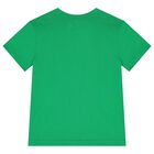 Boys Green Logo Polo Bear T-Shirt, 1, hi-res