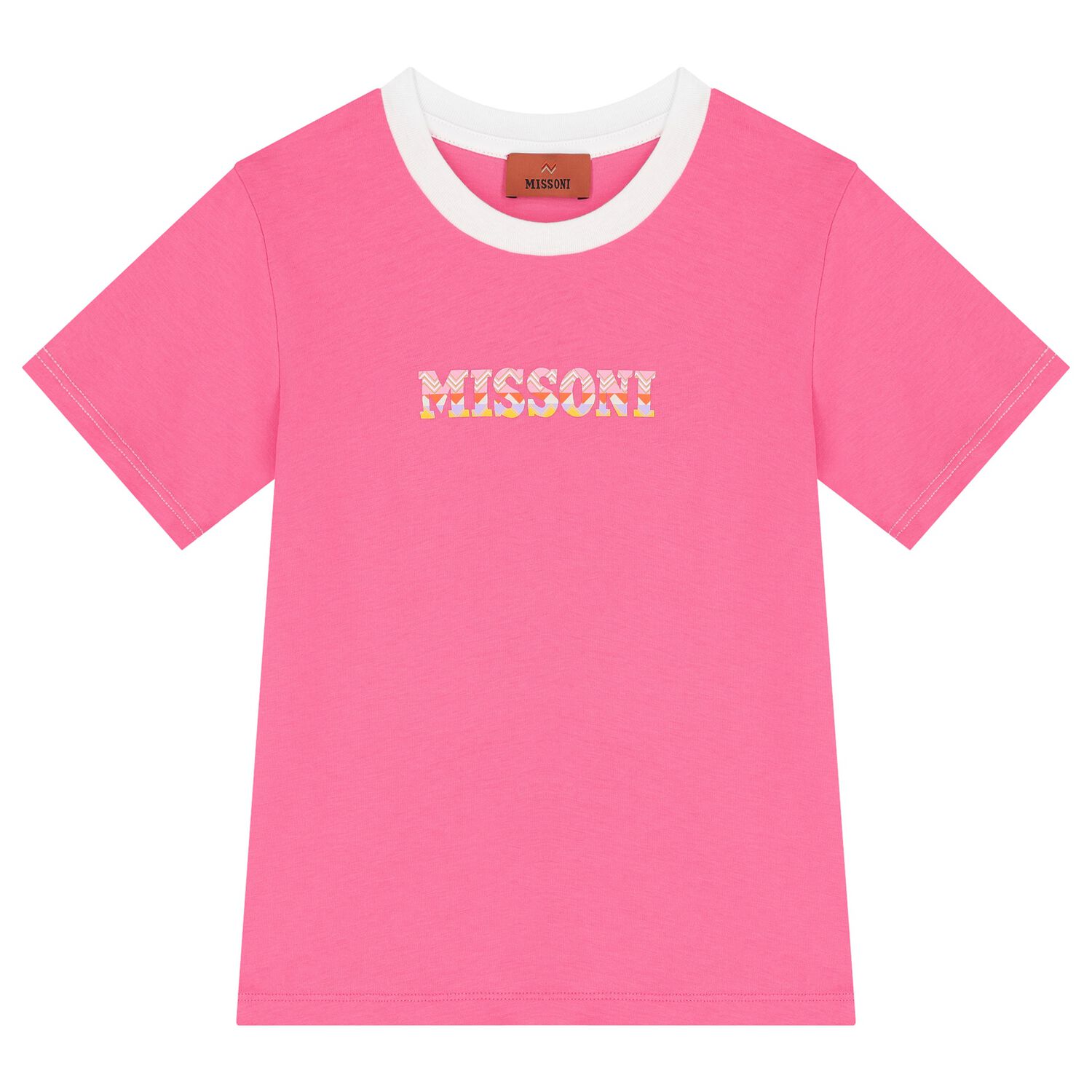 Girls Pink Logo T-Shirt, 2, hi-res