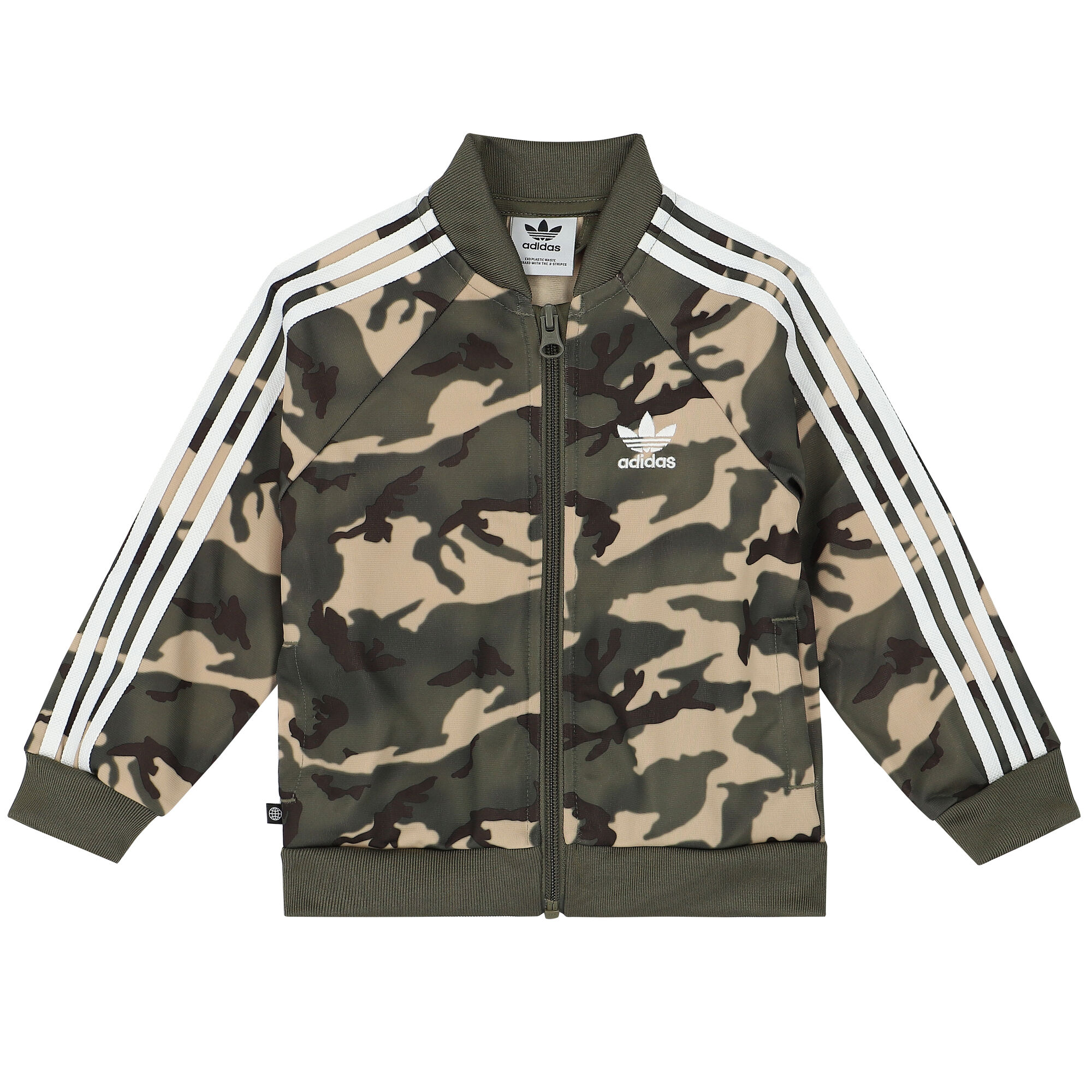 adidas Originals Khaki Green Camouflaged Logo Tracksuit Junior Couture Australia