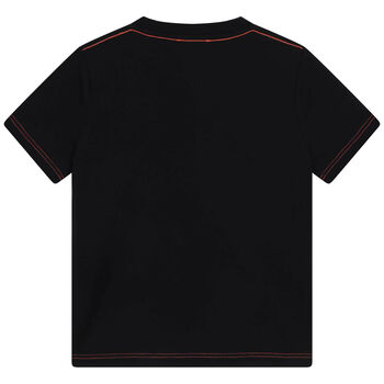 Boys Navy Blue Logo T-Shirt