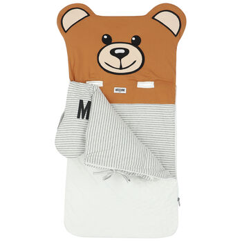 Ivory Teddy Logo Baby Nest