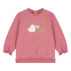 طقم ليجينز للبنات باللون الوردي والعاجى, 1, hi-res