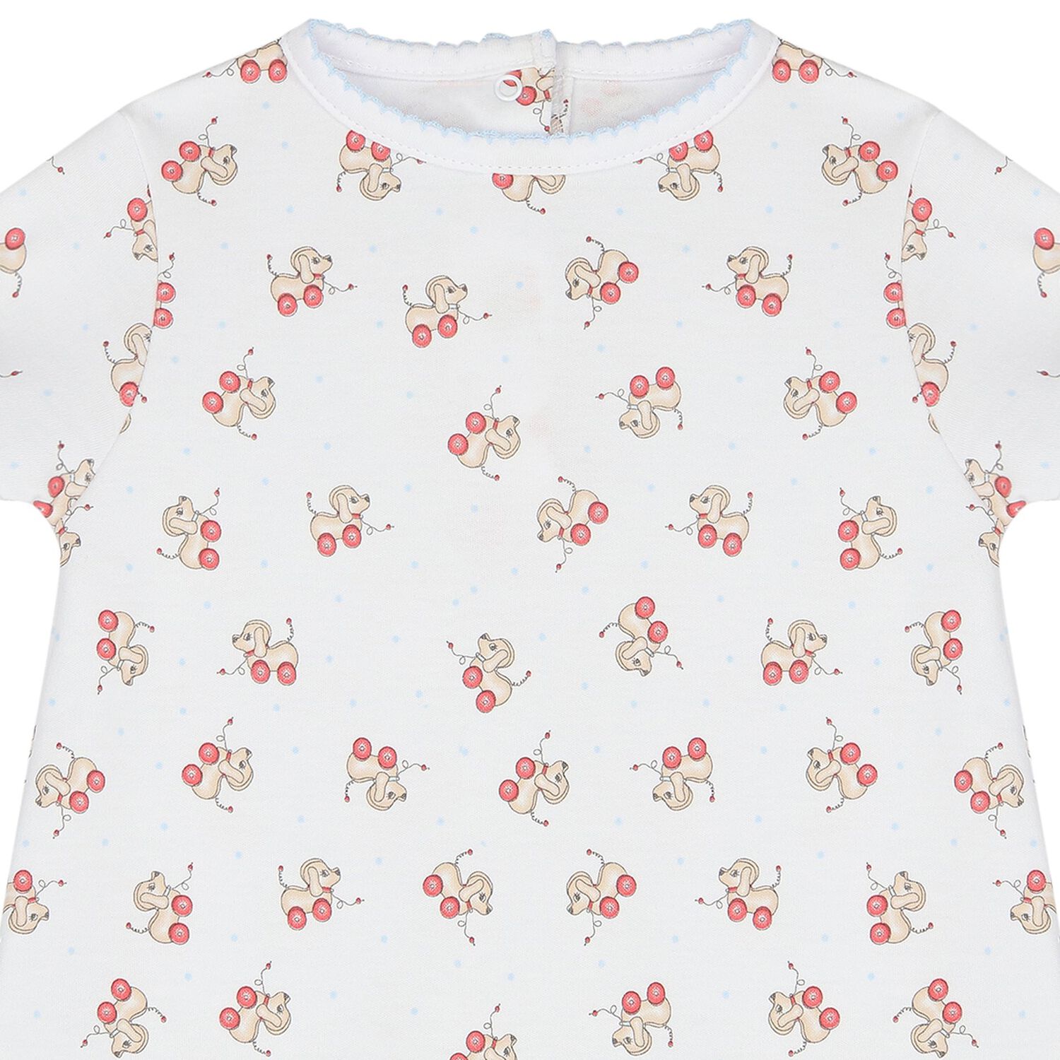 Baby Boys White Toy Print Romper, 1, hi-res image number null