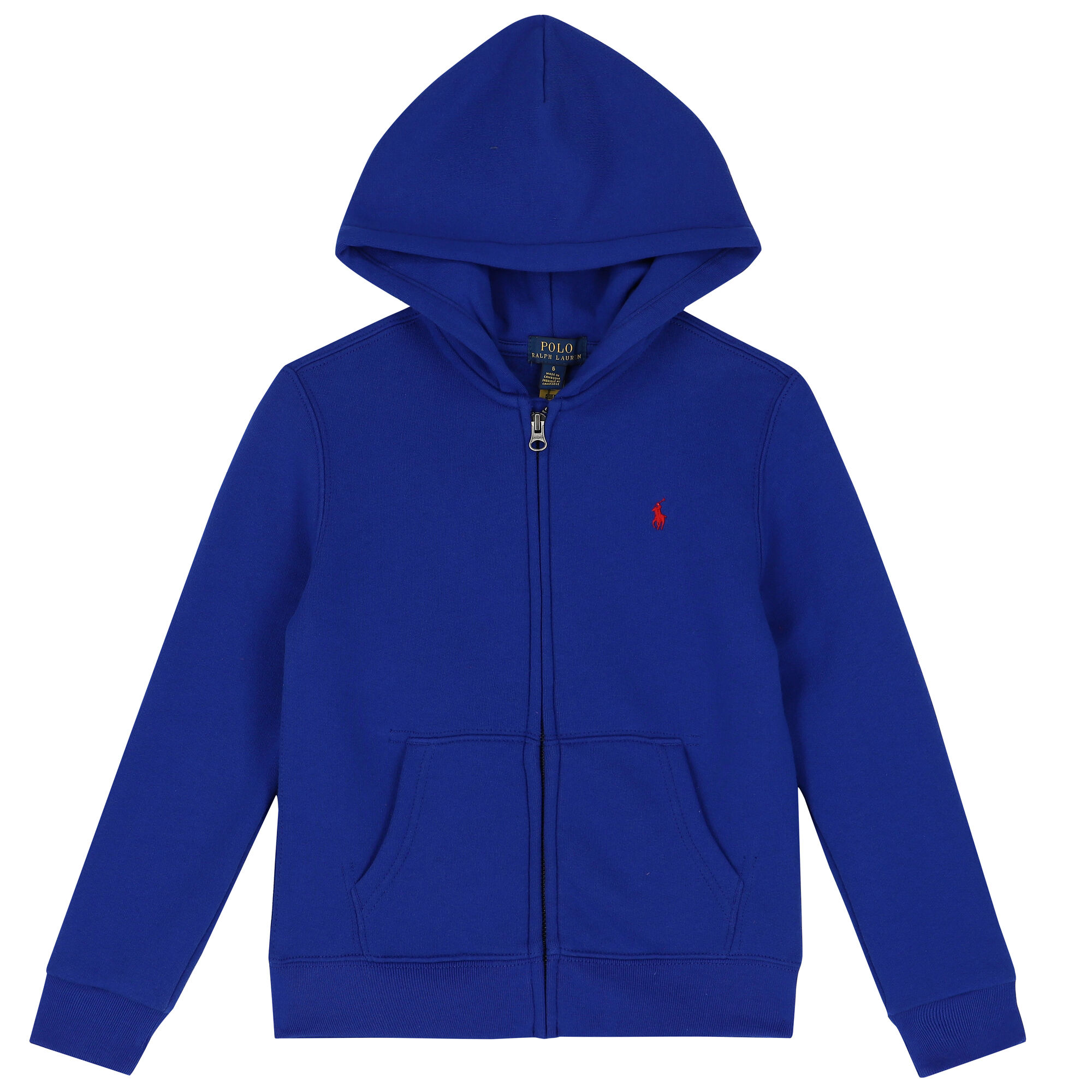 Royal blue polo 2025 zip up hoodie
