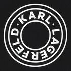 تيشيرت أولاد بالشعار باللون الأسود, 1, hi-res