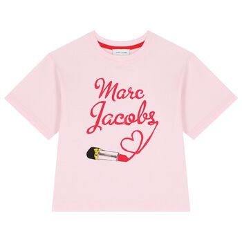 Girls Pink Logo T-Shirt