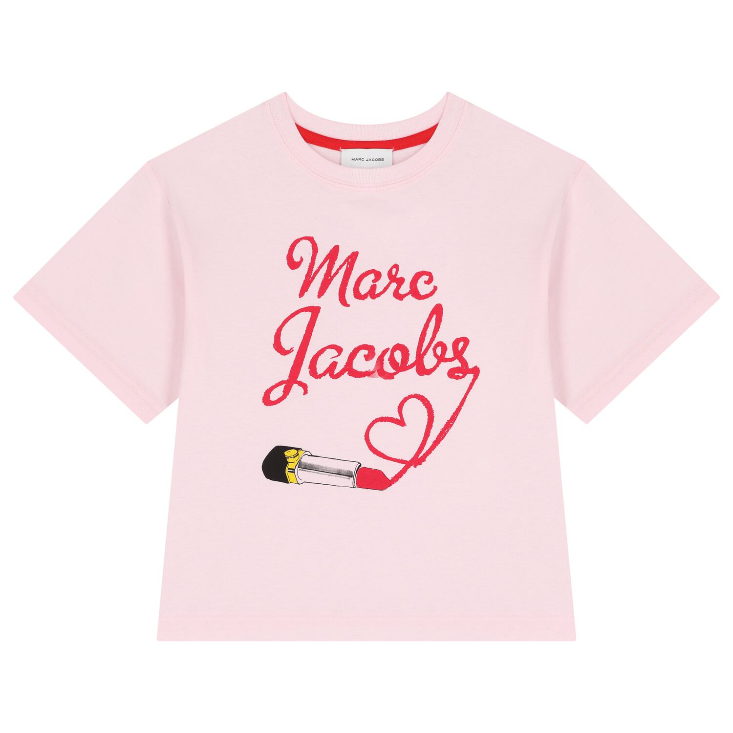 Girls Pink Logo T-Shirt, 2, hi-res image number null