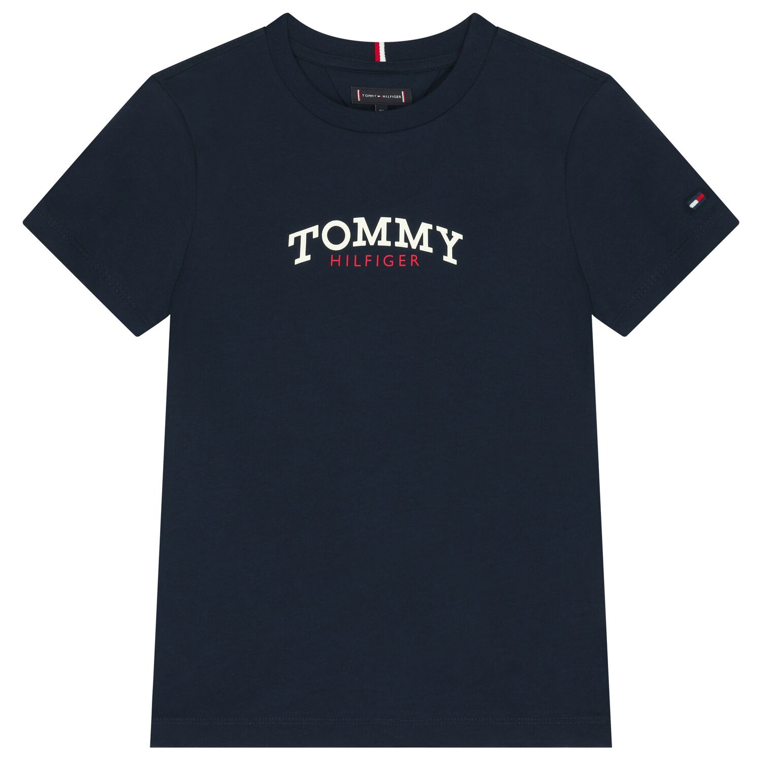 Boys Navy Blue Logo T-Shirt, 1, hi-res