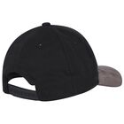 Boys Black Logo Cap, 1, hi-res