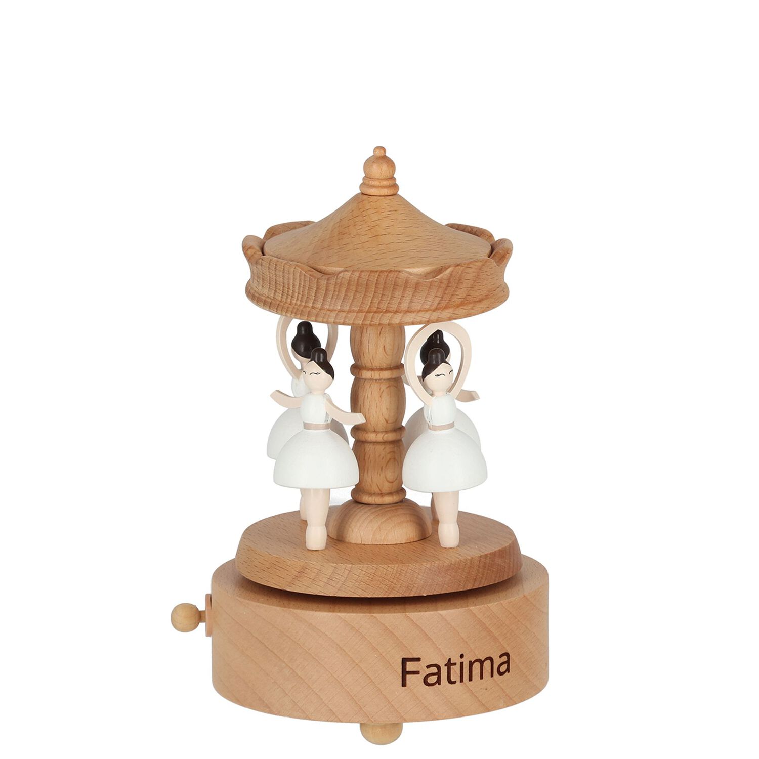 Girls Pink Musical Carousel Personalised Baby Gift Set, 3, hi-res