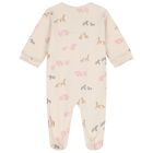 Baby Girls Beige & Pink Animals Babygrows ( 2-Pack ), 3, hi-res