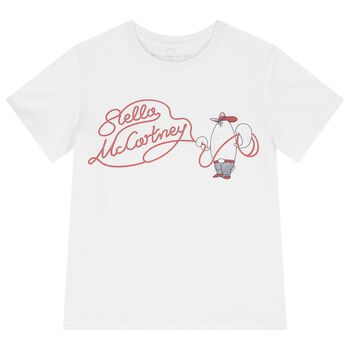 Boys White Logo T-Shirt