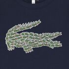Boys Navy Blue Logo T-Shirt, 1, hi-res