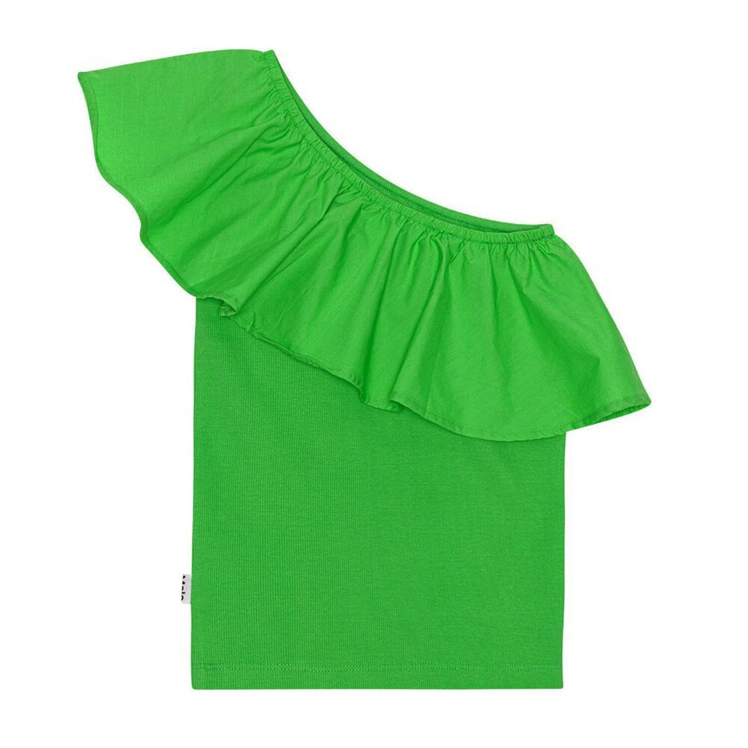 Girls Green Ruffle Rebecca Top, 3, hi-res image number null