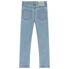 Girls Blue Embellished Jeans, 1, hi-res