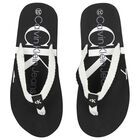 Black Logo Flip Flops, 1, hi-res