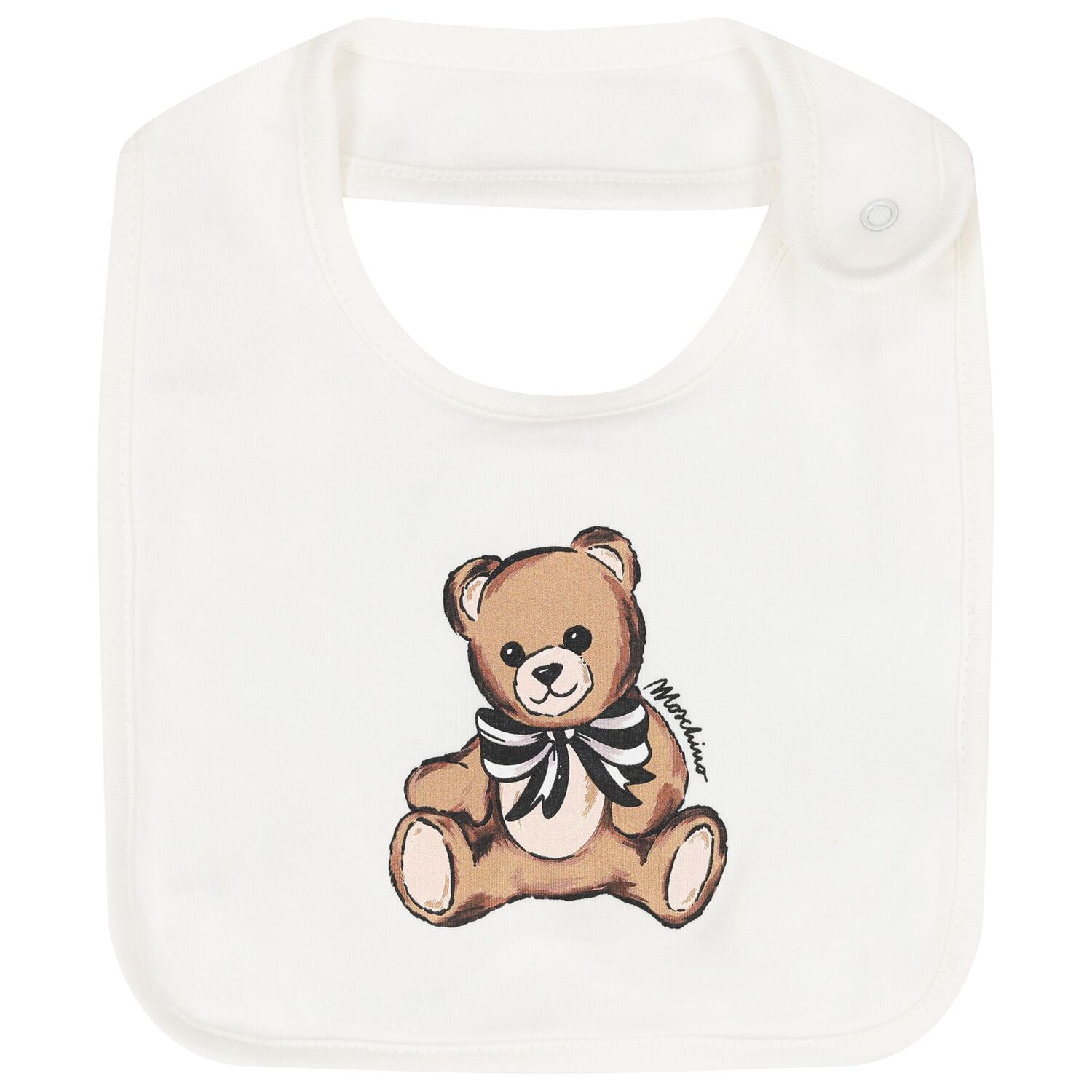 Baby Girls White Teddy Bear Logo Babygrow Gift Set, 2, hi-res