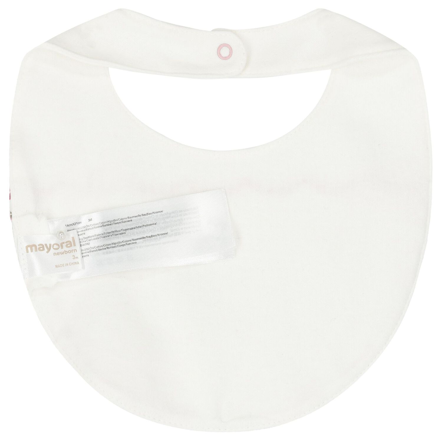 Baby Girls Ivory & Pink Bibs ( 2-Pack ), 1, hi-res image number null