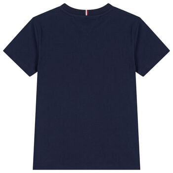 Boys Navy Blue Snoopy Logo T-Shirt