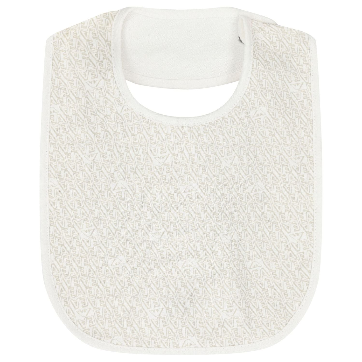 White & Beige Logo Babygrow Set, 5, hi-res