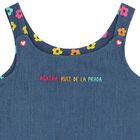 Girls Denim Logo Dress, 1, hi-res