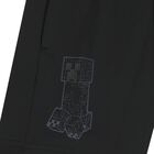 Boys Black Logo Shorts, 1, hi-res