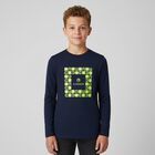 Boys Navy & Green Logo T-shirt, 2, hi-res