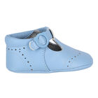 Baby Boys Blue Pre-Walker Shoes, 1, hi-res