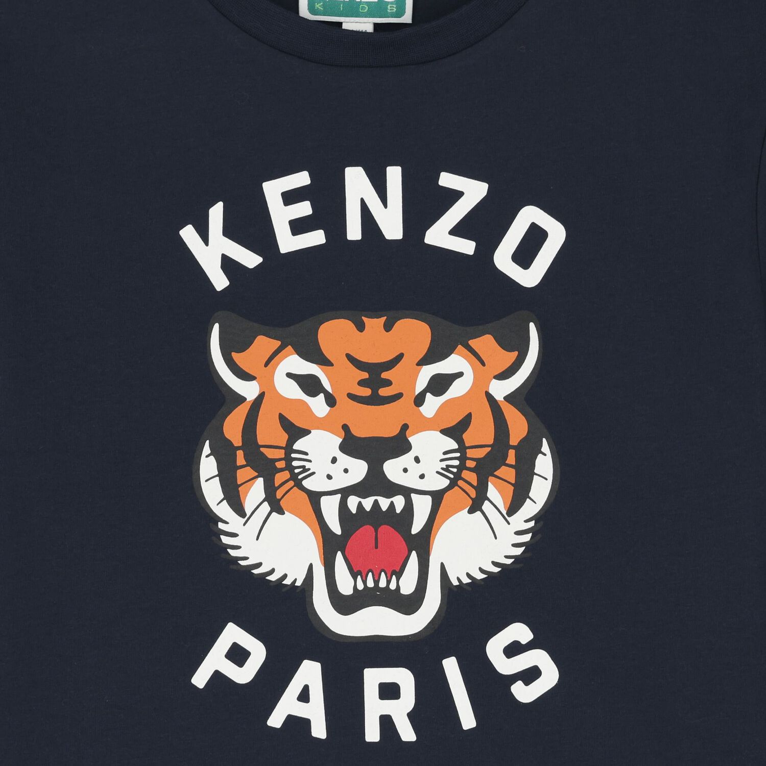 Navy Blue Tiger Logo T-Shirt, 3, hi-res