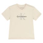 Baby Boys Beige & Ivory 3-Piece Tracksuit Gift Set, 3, hi-res